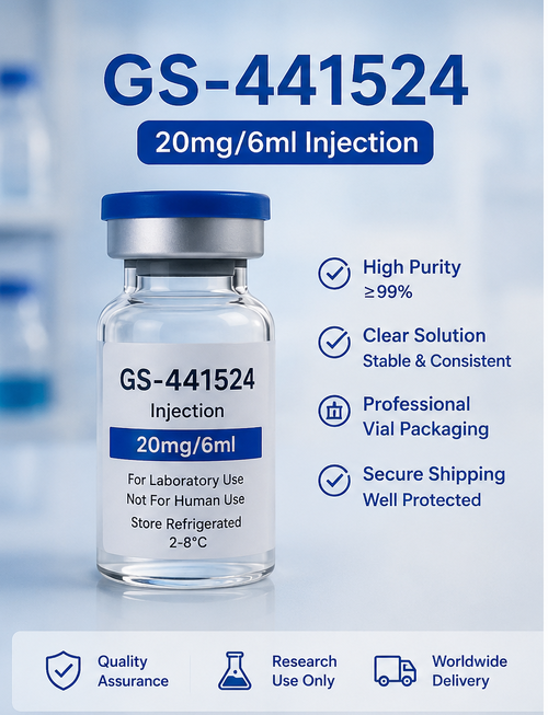 trường hợp công ty mới nhất về GS-441524 Trường hợp hợp tác khách hàng tiêm 20mg/6ml