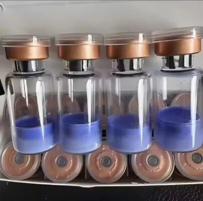 Bột peptide đồng GHK-Cu tinh khiết cao cho công thức chăm sóc da, Copper Tripeptide-1 nguyên liệu mỹ phẩm, peptide xanh ổn định, ≥99%