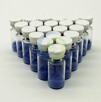 Bột peptide GHK-Cu tinh khiết cao với cấu trúc ổn định và độ tinh khiết ≥99% cho nghiên cứu sản xuất collagen