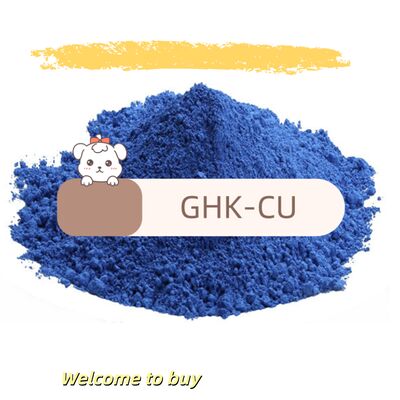 Cấu trúc phân tử ổn định GHK-Cu Bột peptide đồng để sửa chữa da chống lão hóa và các công thức hòa tan trong nước