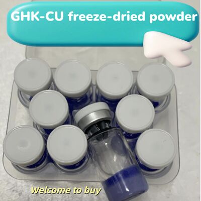 Bột peptide đồng GHK-Cu đông lạnh để chống lão hóa và sửa chữa da trong nghiên cứu mỹ phẩm