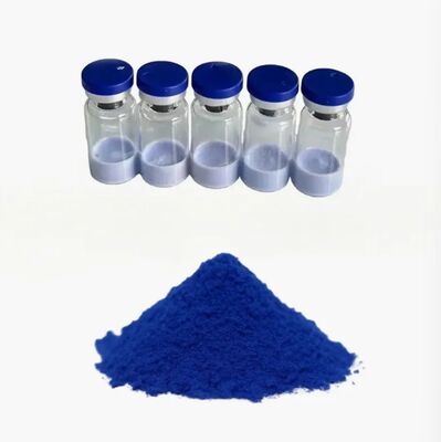 Độ tinh khiết cao ≥99% GHK-Cu bột đồng tripeptide-1 Thúc đẩy sản xuất collagen Giảm nếp nhăn để sửa chữa da