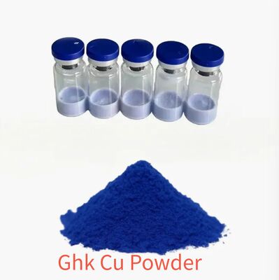 Bột Peptide Đồng GHK-Cu Độ tinh khiết ≥99% cho sản xuất Collagen và giảm nếp nhăn trong chăm sóc da