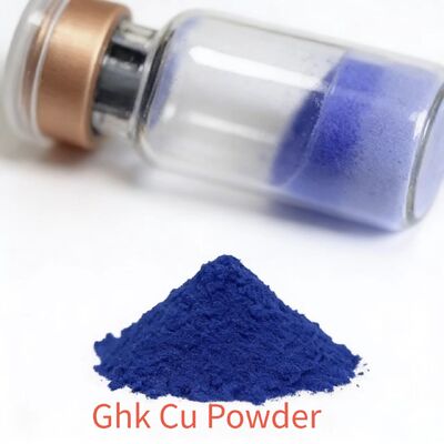 Bột Peptide Đồng GHK-Cu Độ tinh khiết ≥99% cho sản xuất Collagen và giảm nếp nhăn trong chăm sóc da