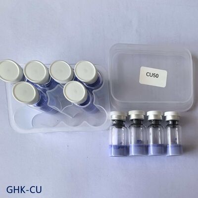 Bột Peptide GHK-Cu Độ tinh khiết cao cho Nghiên cứu Chăm sóc Da | Nguyên liệu Đồng Tripeptide-1 | Hợp chất Peptide Xanh Ổn định | Độ tinh khiết ≥99%