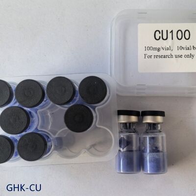 Phép peptide đồng GHK-Cu tinh khiết cao cho nghiên cứu mỹ phẩm.
