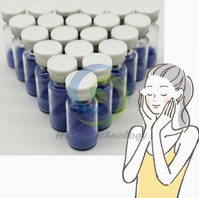 Các viên peptide đông khô GHK-Cu cấp nghiên cứu 50mg 100mg cho phát triển mỹ phẩm