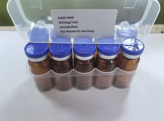 Độ tinh khiết cao NAD + Vials lyophilized 500mg NAD bột tiêm để hỗ trợ năng lượng và chống lão hóa
