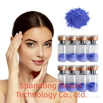 Bột peptide Copper Tripeptide 1 tinh khiết cao CAS 49557-75-7 Hàm nguyên liệu peptide đồng cho các công thức chăm sóc da và chống lão hóa