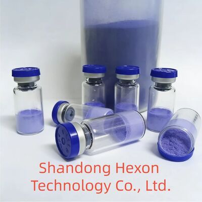 Lọ cao cấp GHK-Cu 50mg 100mg đông khô Peptide đồng có độ tinh khiết cao cho các ứng dụng nghiên cứu và mỹ phẩm